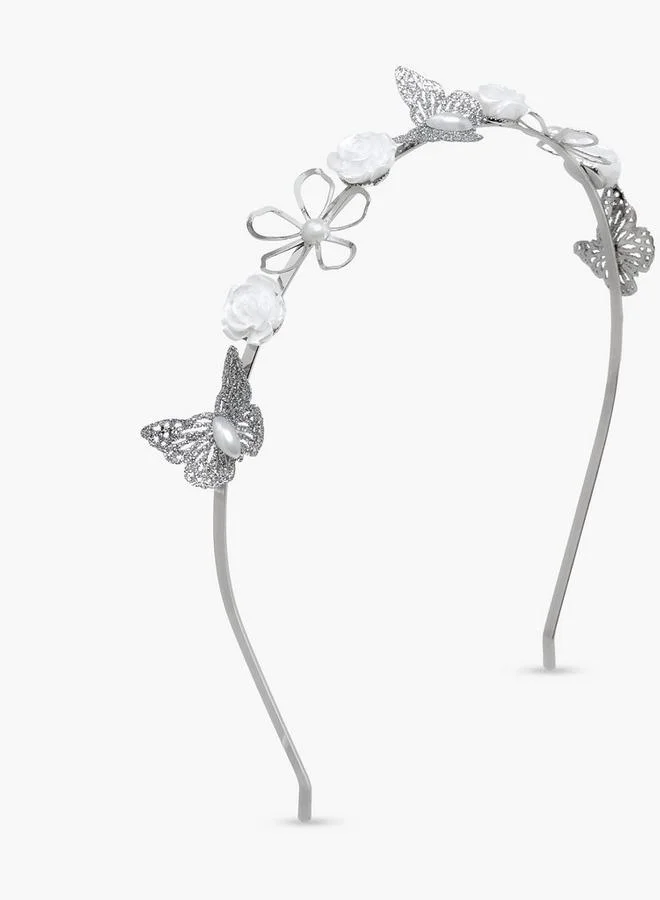 Flora Bella By Shoexpress Pack Of 4 Hairband And Hair Clip With Embellished Detail Ramadan Collections